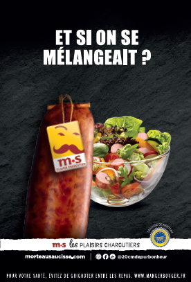 Affiche Saucisse 20cm de pur bonheur !